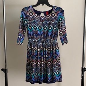 Geometric Print Dress